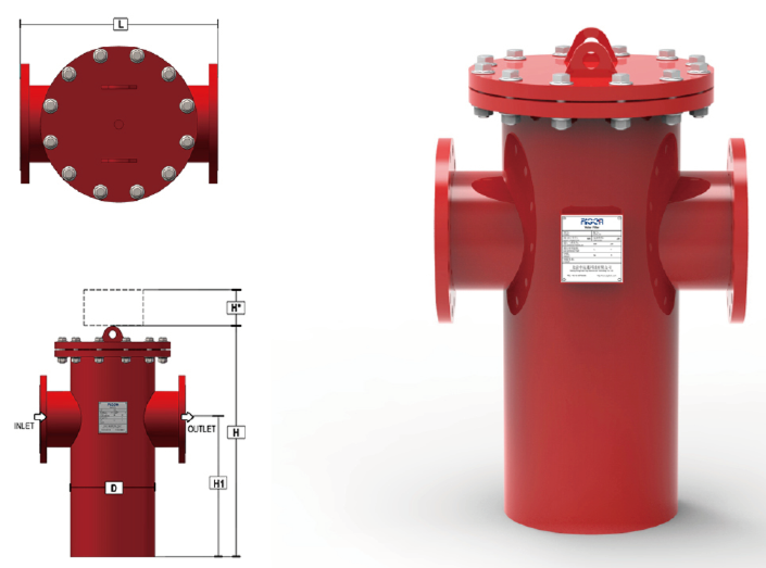 藍式過濾器結(jié)構(gòu)圖 藍式過濾器結(jié)構(gòu)圖